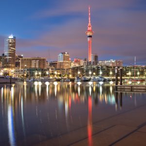Central Auckland from the Harbour
