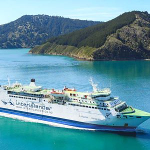 Interislander Ferry in the Marlborough Sounds